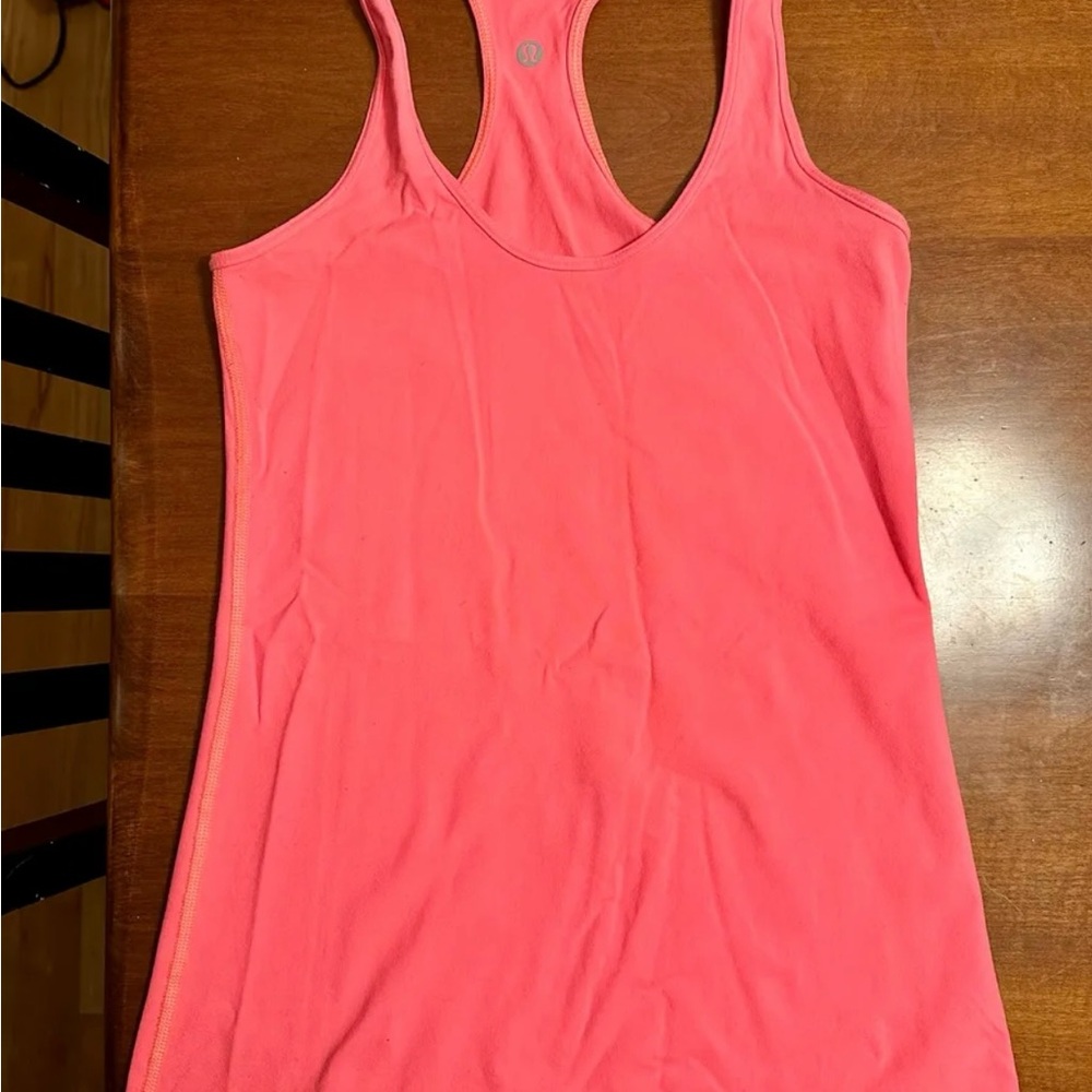 Lululemon Athletica Pink Tank Top Racerback Style